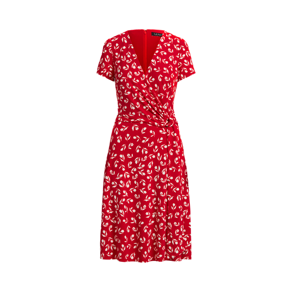 Vestido con manga corta y estampado