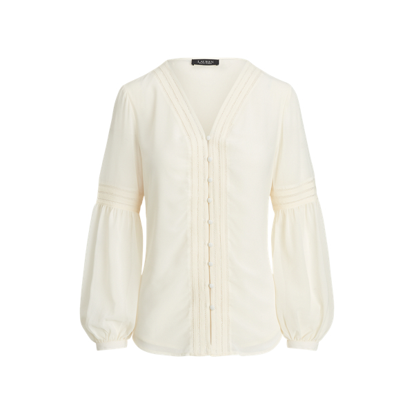 Camicetta in georgette a maniche lunghe Lauren in 1