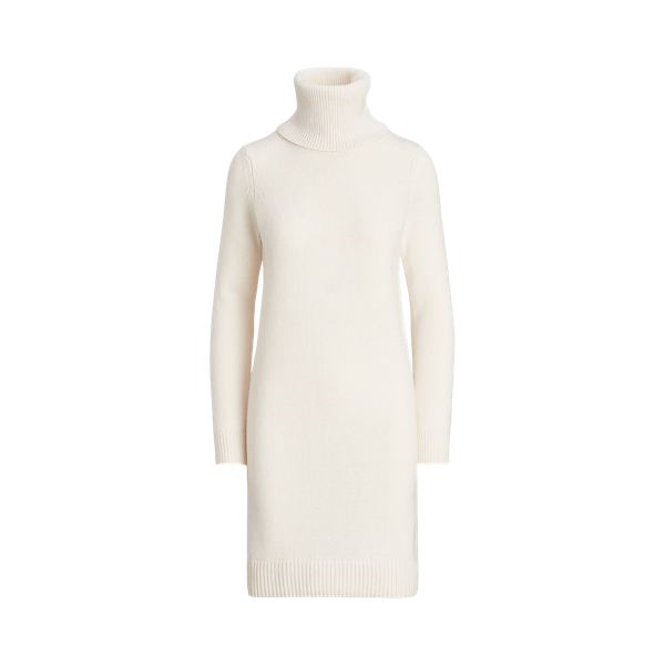 Wool-Cashmere Roll Neck Jumper Dress