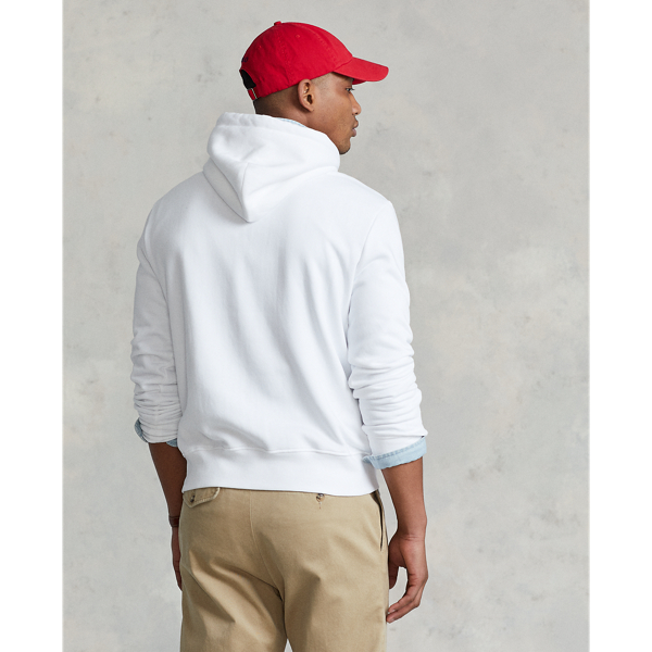 White Logo Fleece Hoodie Polo Ralph Lauren 5