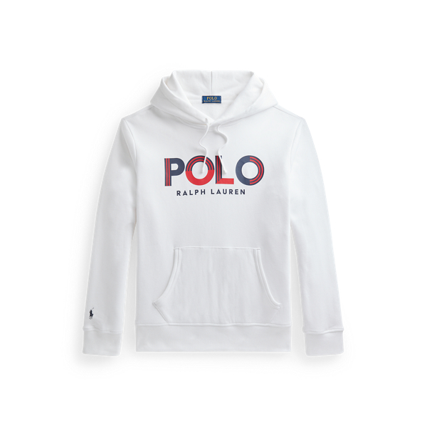 White Logo Fleece Hoodie Polo Ralph Lauren 2