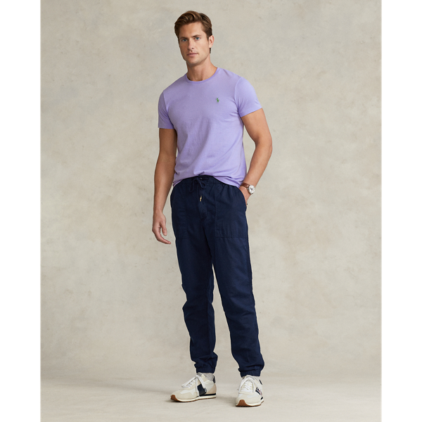 Sky Lavender Custom Slim Fit Jersey Crewneck T-Shirt Polo Ralph Lauren 4
