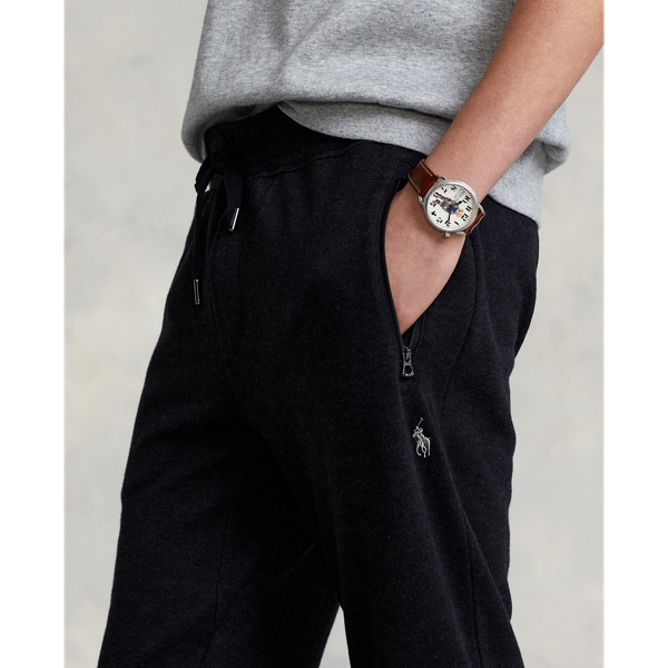 Polo Black Heather Double-Knit Jogger Pant Polo Ralph Lauren 5