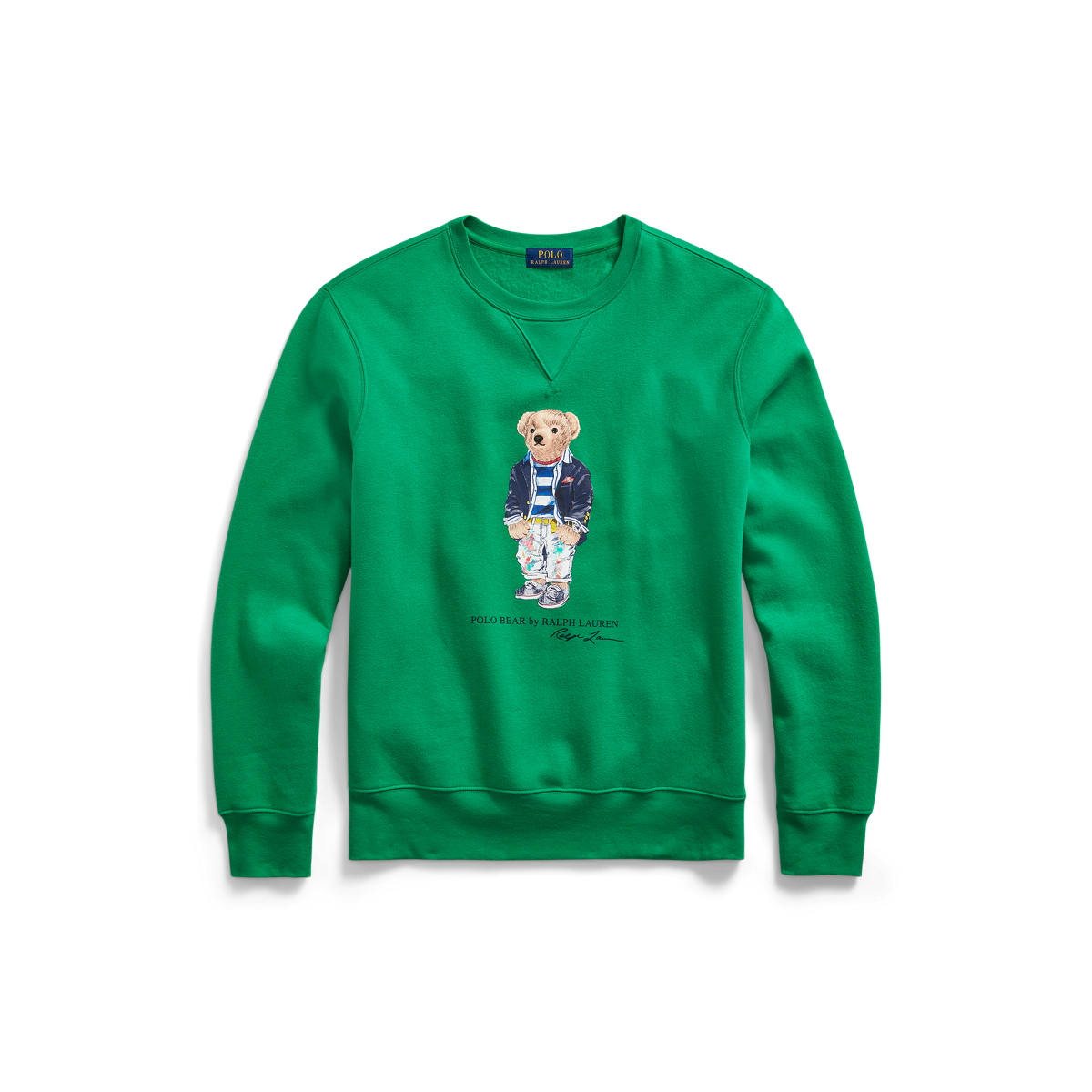 Green bear sweater best sale