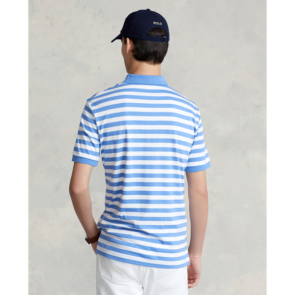 Harbor Island Blue/White Classic Fit Soft Cotton Polo Shirt Polo Ralph Lauren 5