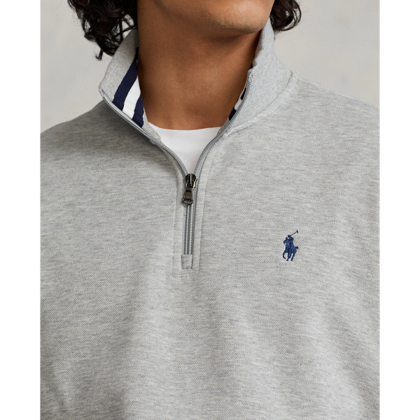 Andover Heather Double-Knit Mesh Sweatshirt Polo Ralph Lauren 6