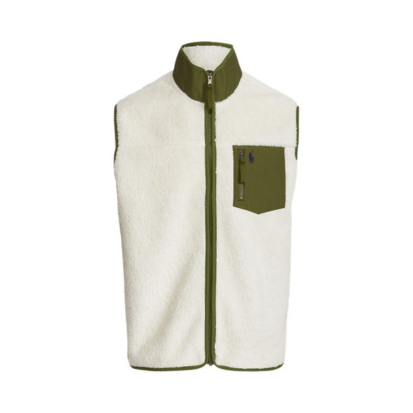 Ralph lauren men's fleece vests best sale