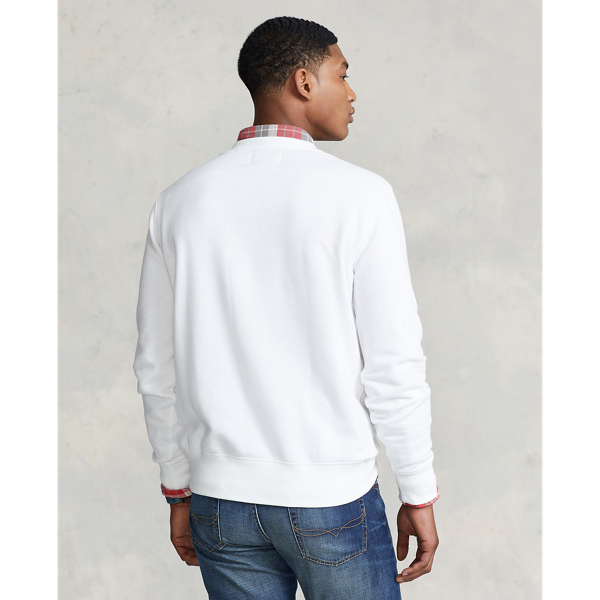 White Cowboy Bear Polo Bear Fleece Sweatshirt Polo Ralph Lauren 5