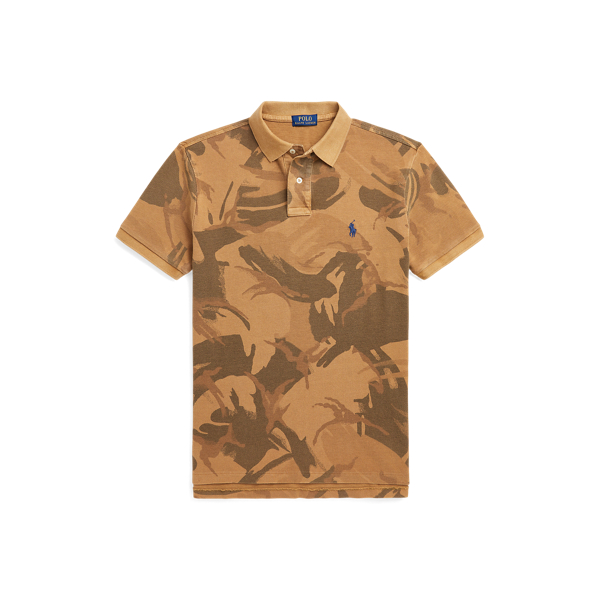 Camisa Polo malha camo Custom Slim Fit Polo Ralph Lauren em 1