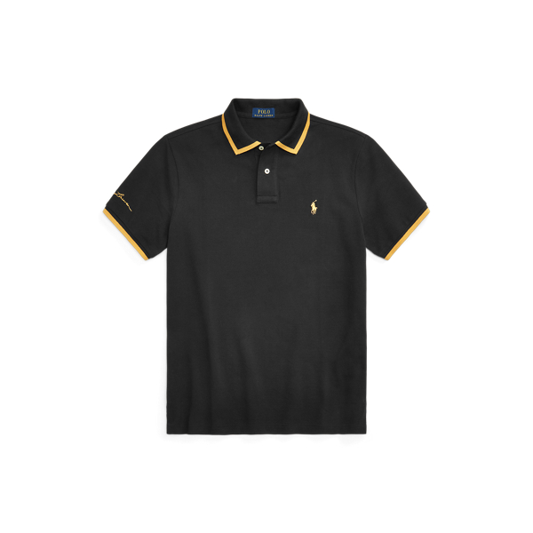 Custom Slim Fit Mesh Polo Shirt