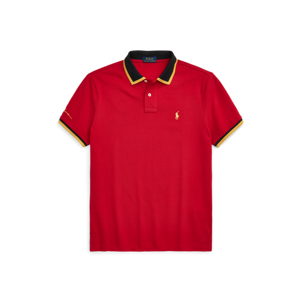 Custom Slim Fit Mesh Polo Shirt Polo Ralph Lauren 1