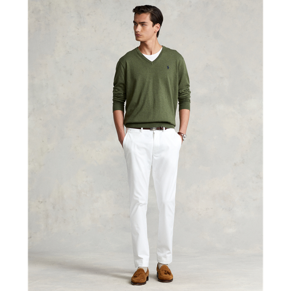 (取寄) ラルフローレン メンズ コットン V-ネック セーター Polo Ralph Lauren men Cotton V-Neck Sweater Andover Heather Men's Polo Ralph Lauren Cotton V-Neck Sweater | Zappos.com