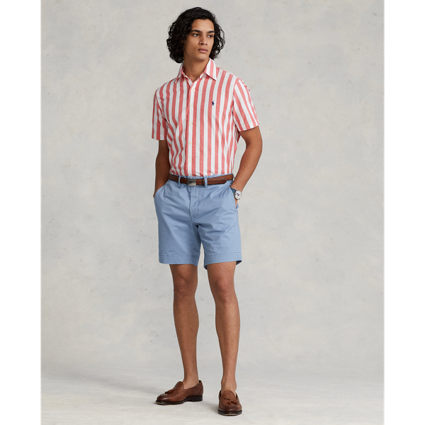 Channel Blue 8-Inch Stretch Straight Fit Chino Short Polo Ralph Lauren for summer 1