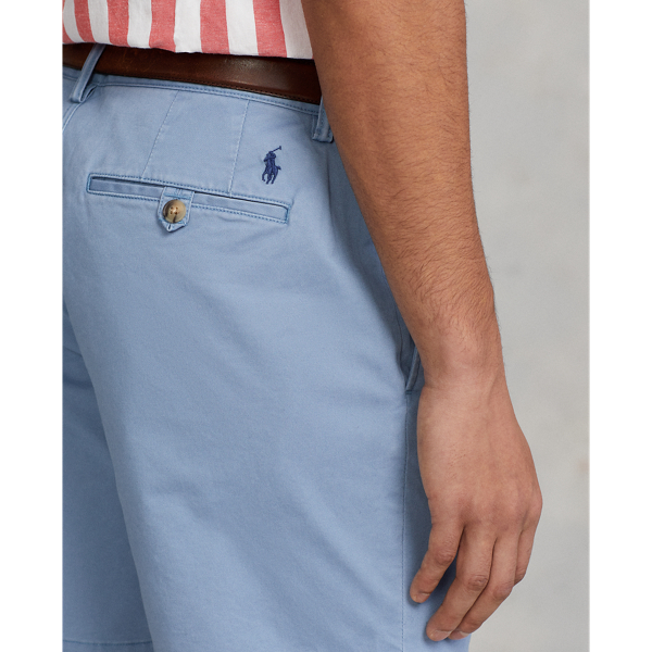 Channel Blue 8-Inch Stretch Straight Fit Chino Short Polo Ralph Lauren for summer 6