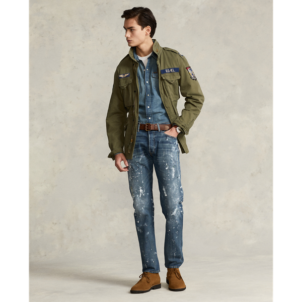 Mcewen Distressed Denim Western Shirt Polo Ralph Lauren 3