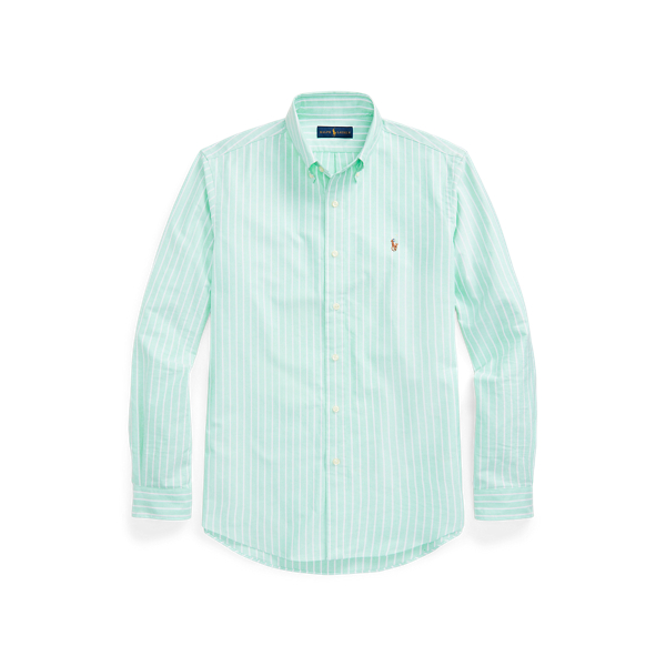 Classic Fit Striped Oxford Shirt