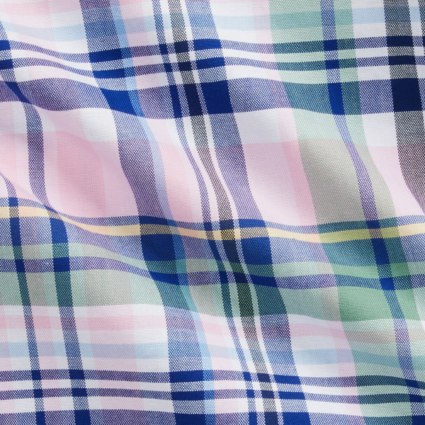 Pink/Blue Multi Classic Fit Plaid Oxford Shirt Polo Ralph Lauren 7