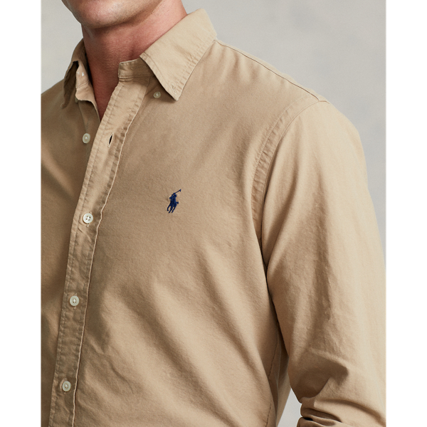 Classic Fit Garment-Dyed Oxford Shirt