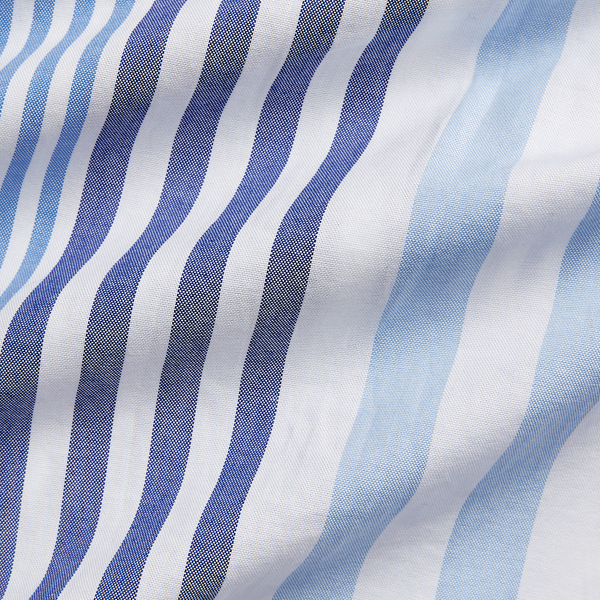 Blue Multi Classic Fit Striped Oxford Shirt Polo Ralph Lauren 7
