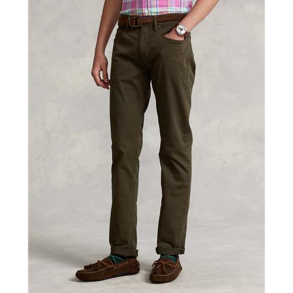 Canopy Olive Sullivan Slim Stretch Sateen Pant Polo Ralph Lauren 3