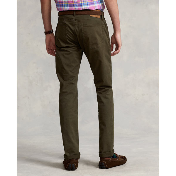 Canopy Olive Sullivan Slim Stretch Sateen Pant Polo Ralph Lauren 4