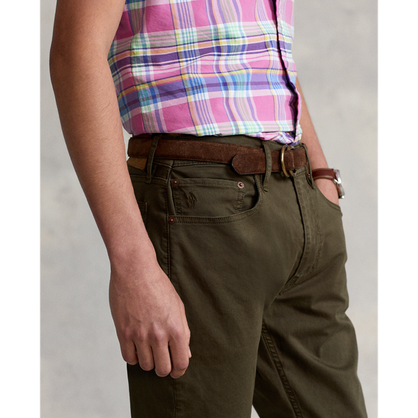 Canopy Olive Sullivan Slim Stretch Sateen Pant Polo Ralph Lauren 5