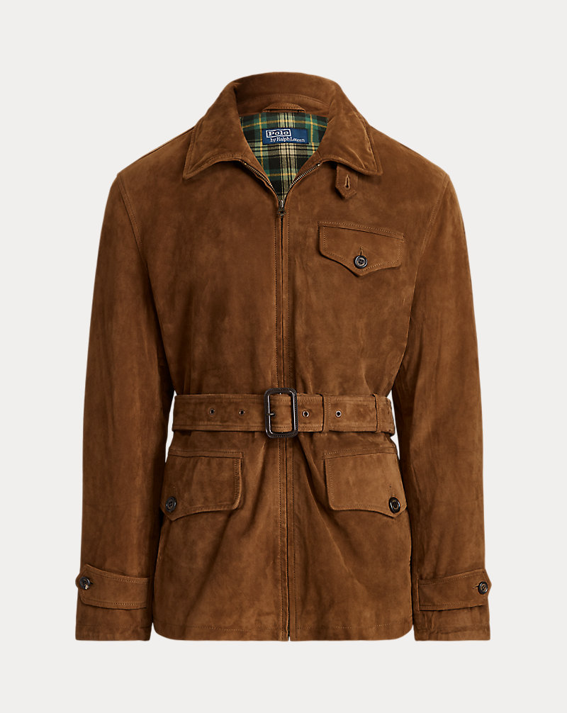 Suede Belted Jacket Suede Belted Jacket