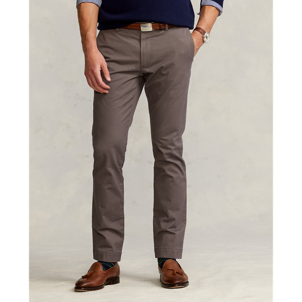 Norfolk Grey Stretch Slim Fit Chino Pant Polo Ralph Lauren 4