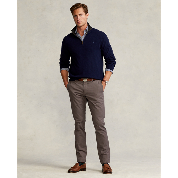 Norfolk Grey Stretch Slim Fit Chino Pant Polo Ralph Lauren 1