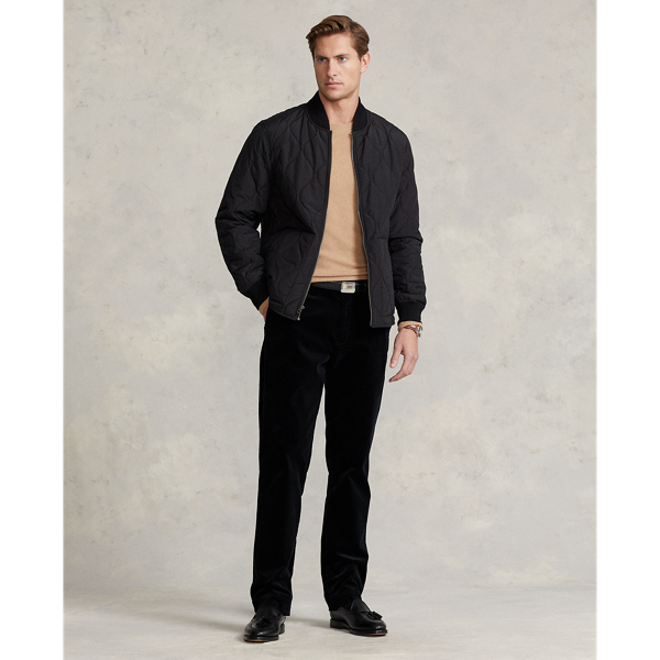 Polo Black Quilted Bomber Jacket Polo Ralph Lauren 4