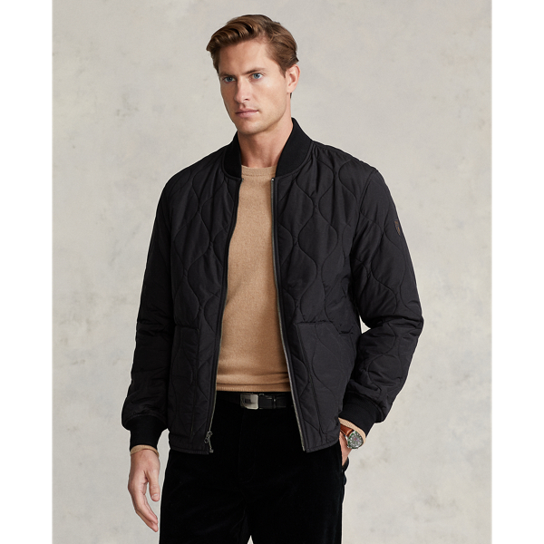 Polo Black Quilted Bomber Jacket Polo Ralph Lauren 1