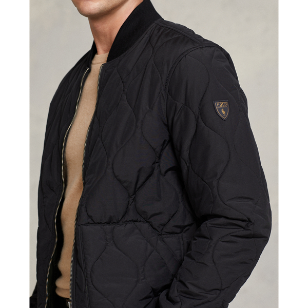 Polo Black Quilted Bomber Jacket Polo Ralph Lauren 6