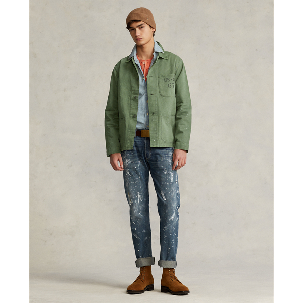 Keene Herringbone Utility Jacket Polo Ralph Lauren 7