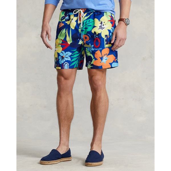 Logo Tropical 5.75-Inch Traveler Classic Swim Trunk Polo Ralph Lauren 4