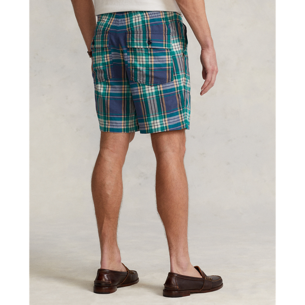 8-Inch Relaxed Fit Plaid Flannel Short
