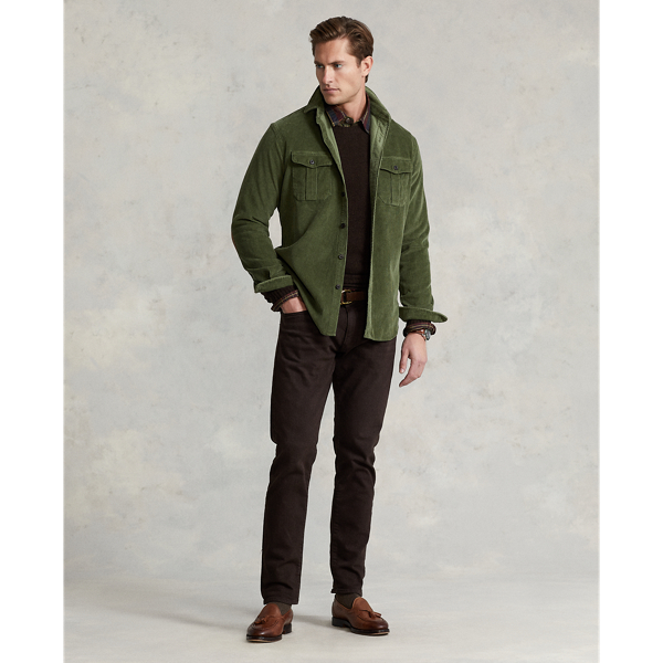 Garden Trail Classic Fit Suede-Patch Corduroy Shirt Polo Ralph Lauren 4