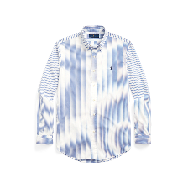 Camicia in popeline a righe Custom-Fit Polo Ralph Lauren in 1