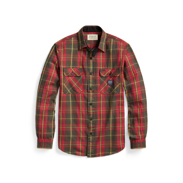 Classic Fit Plaid Flannel Workshirt Polo Ralph Lauren in 1