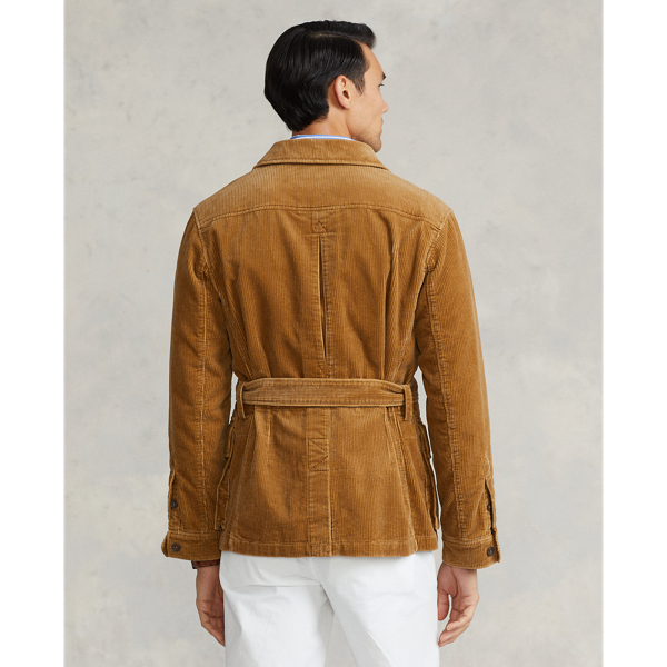 Corduroy belted jacket hotsell