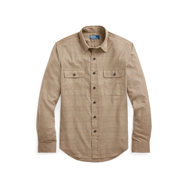 Custom Fit Checked Twill Workshirt Polo Ralph Lauren 1