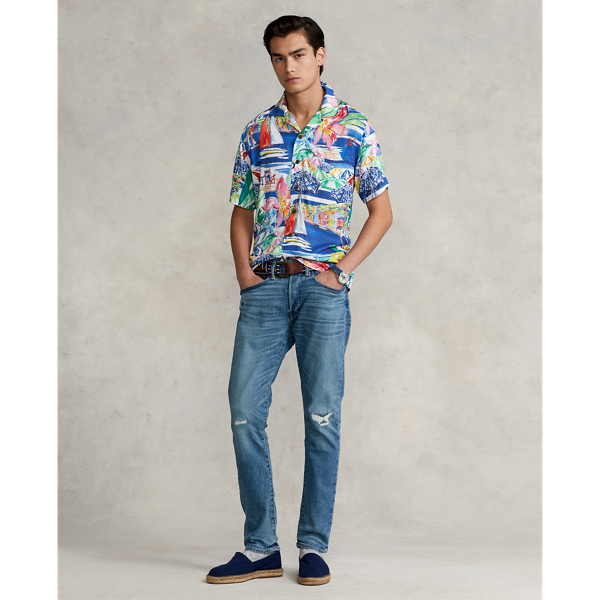 Sur La Plage Classic Fit Riviera-Print Camp Shirt Polo Ralph Lauren 4
