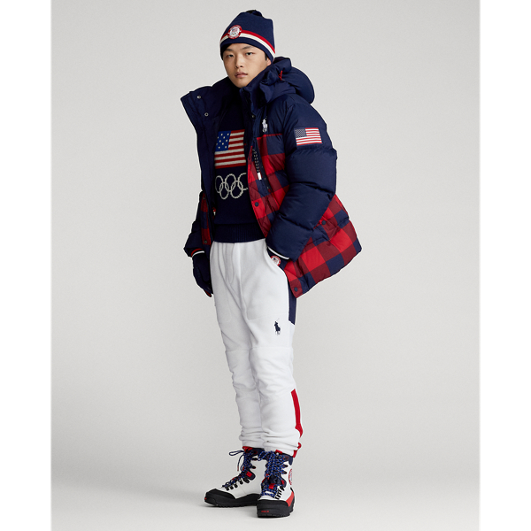 Refined Navy/Plaid Team USA Closing Ceremony Down Jacket Polo Ralph Lauren 4