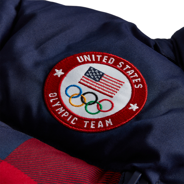 Refined Navy/Plaid Team USA Closing Ceremony Down Jacket Polo Ralph Lauren 11