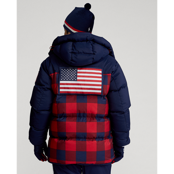 Refined Navy/Plaid Team USA Closing Ceremony Down Jacket Polo Ralph Lauren 5