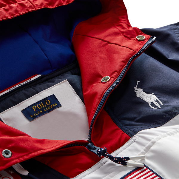 Ceramic White Multi Team USA Opening Ceremony Anorak Polo Ralph Lauren 7