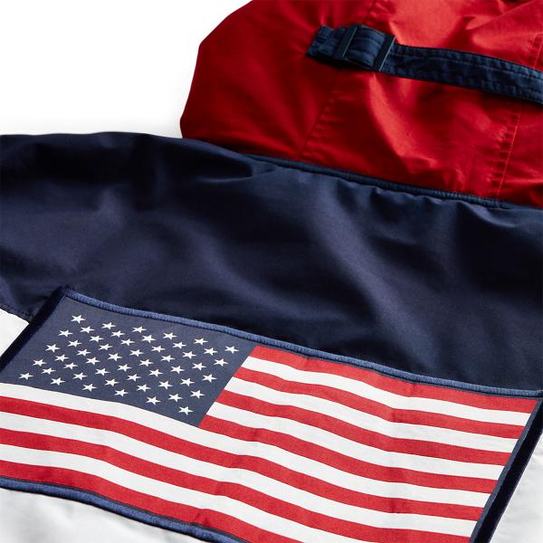 Ceramic White Multi Team USA Opening Ceremony Anorak Polo Ralph Lauren 12
