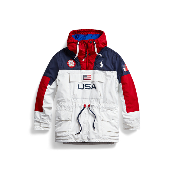Ceramic White Multi Team USA Opening Ceremony Anorak Polo Ralph Lauren 2