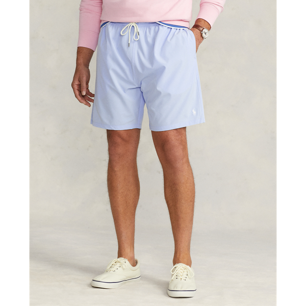 Office Blue Traveler Swim Trunk Big & Tall 4