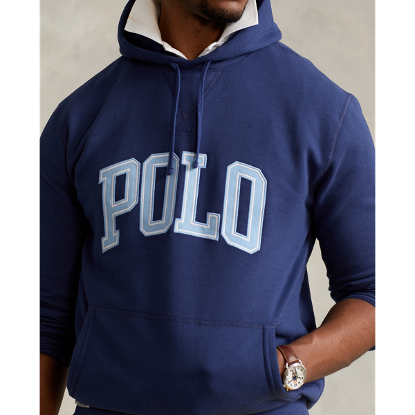 Light Navy The RL Fleece Logo Hoodie Big & Tall 6