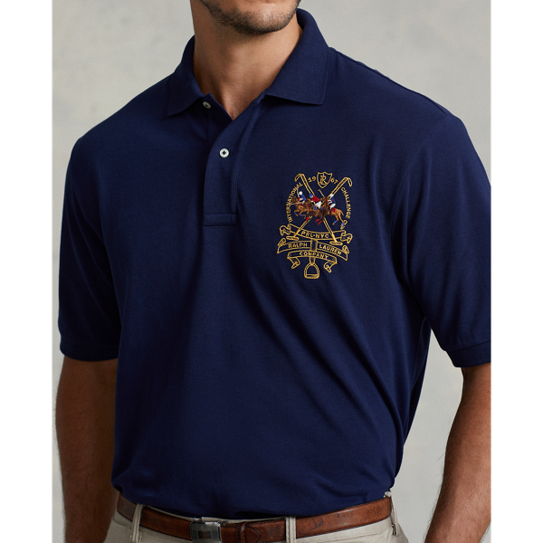 Newport Navy Triple-Pony Mesh Polo Shirt Big & Tall 6